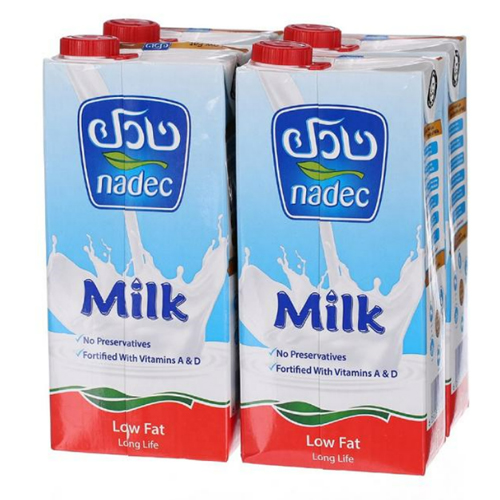 NADEC Low Fat Milk 1ltr x 4 pack