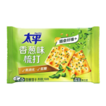 Chives Soda Biscuit 100gm China
