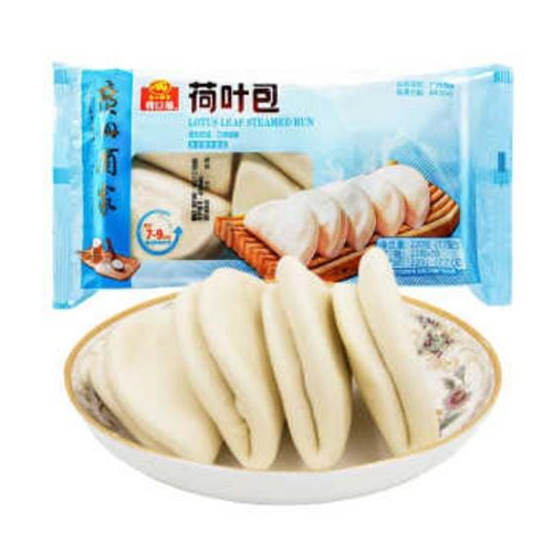 Frozen Bao Bun (Sandwich Bun) 220gm (10pcs) China GUANGZHOU Brand