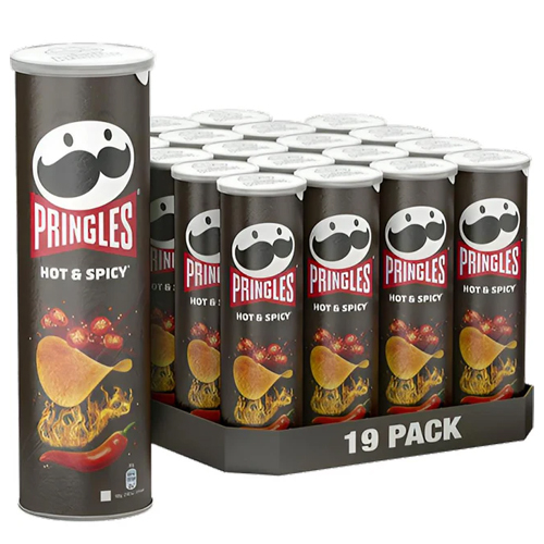 PRINGLES-Hot-&-Spicy-Flavour-Potato-Chips-19pcs-of-165gm
