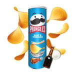 PRINGLES Salt and Vinegar Flavour Potato Chips 165gm