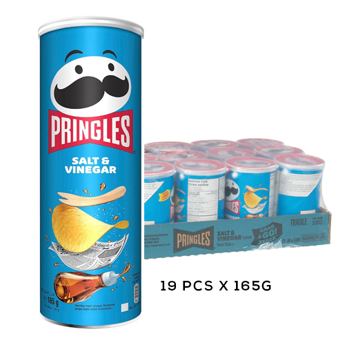 PRINGLES Salt and Vinegar Potato Chips