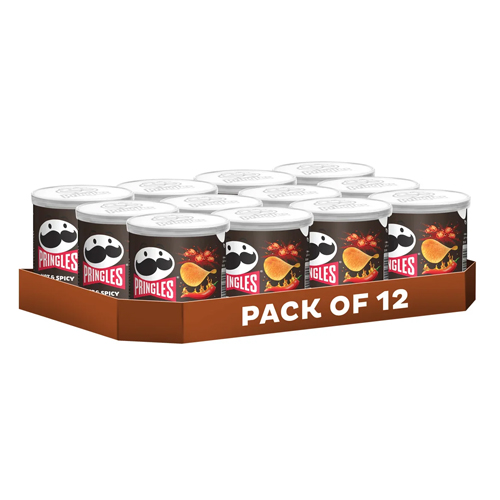 Pringles Hot & Spicy Crisps 12pcs x 40g