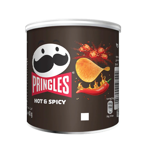 Pringles Hot & Spicy Crisps 40g