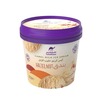 Camelicious Camel milk ice cream Hazelnut 125ml