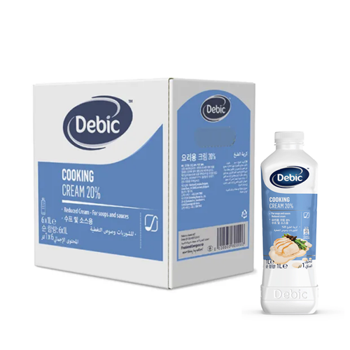 Debic Dairy Cooking Cream 20% Culinaire 1L x 6pcs