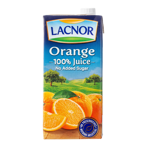 Lacnor 100% Orange Juice 1Ltr