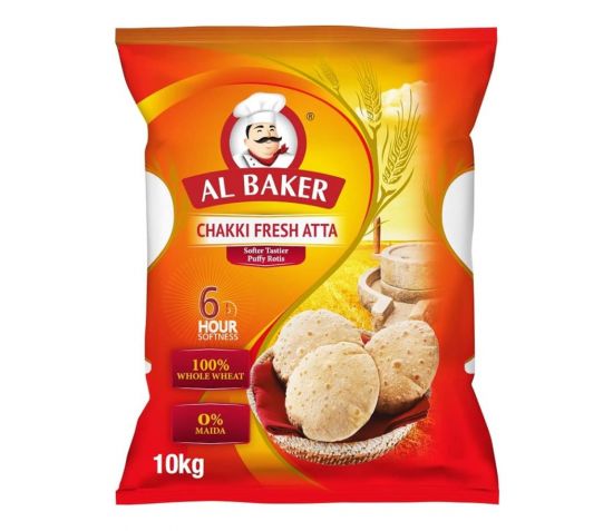Chakki Atta Fresh 10kg AL BAKER UAE