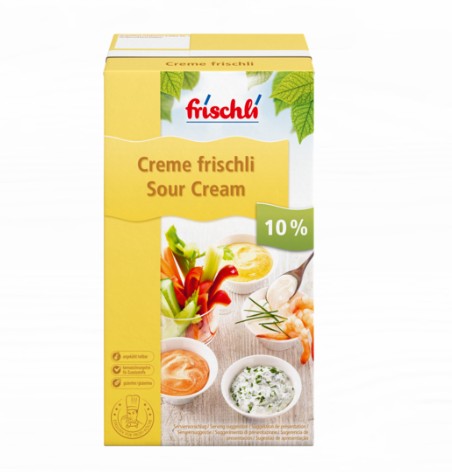 Sour Cream 10% FRISCHLI 1ltr x 12pcs /Carton